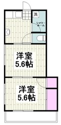 梶山グリーンハイツの物件間取画像